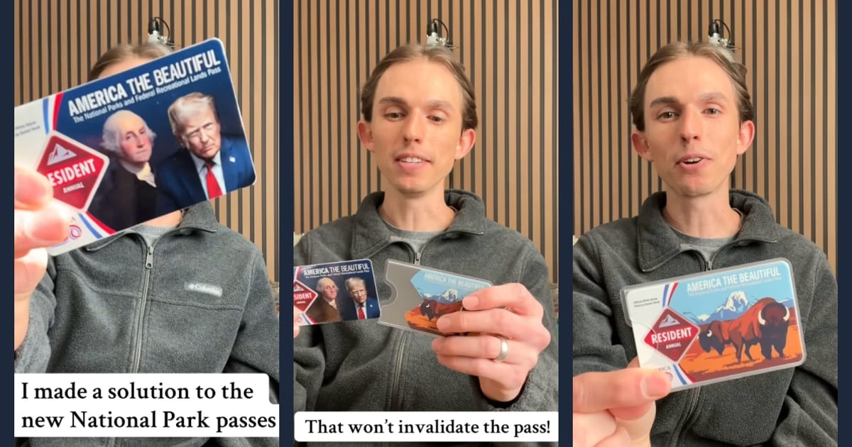This Ingenious Sleeve Covers Trump’s Photo on a National… This Ingenious Sleeve Covers Trump’s Photo on a National…