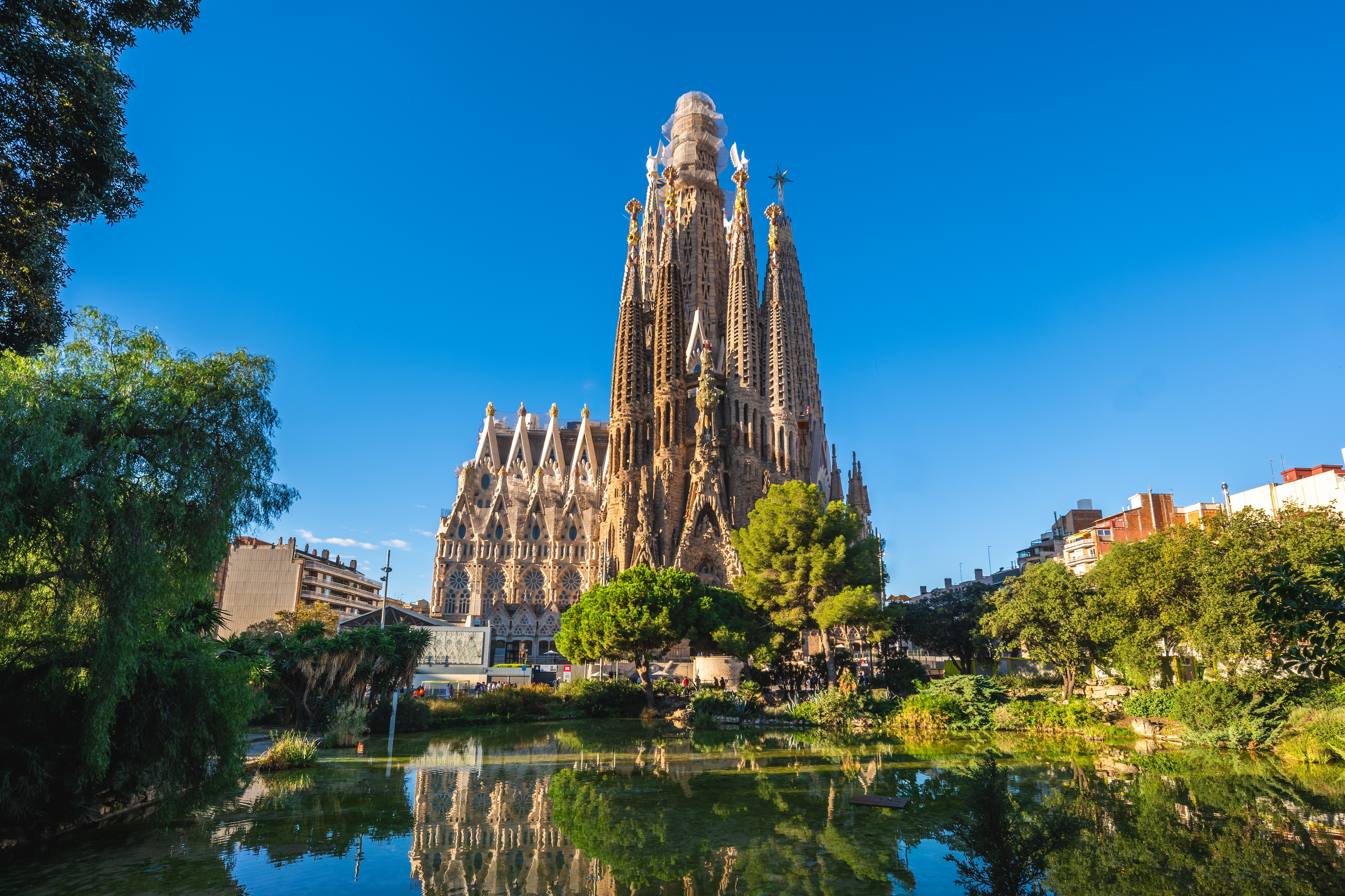 Oct. 2025 photo of Sagrada Familia in Barcelona, Spain