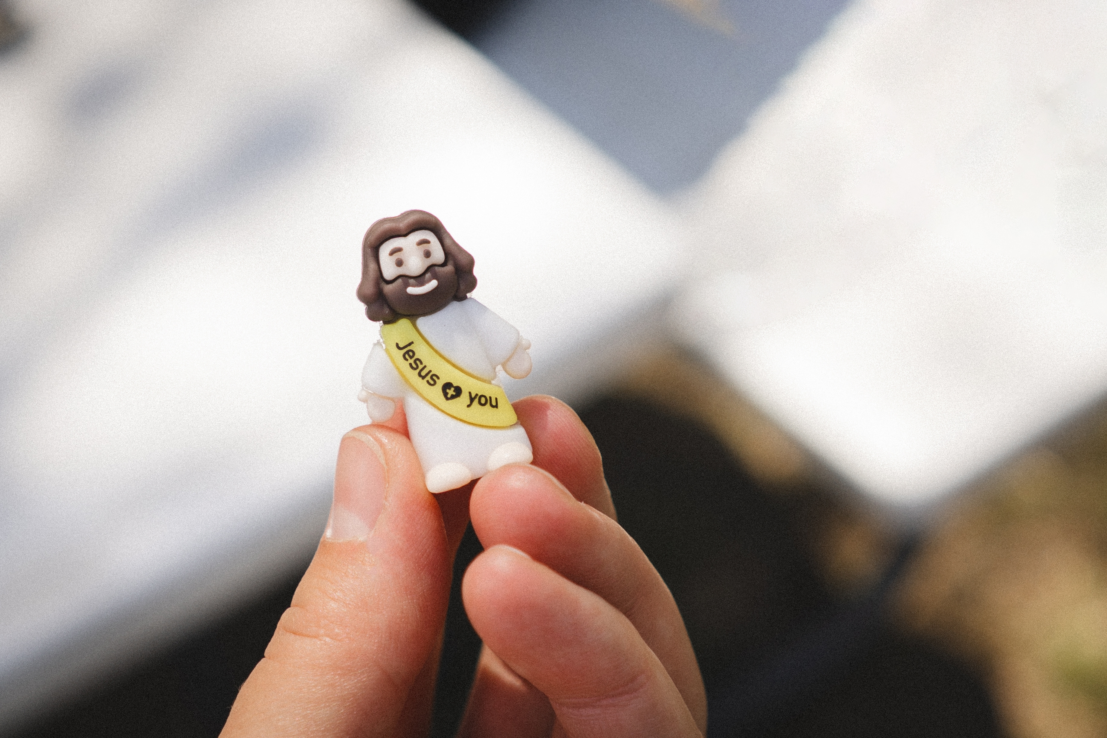 Tiny Jesus figurine
