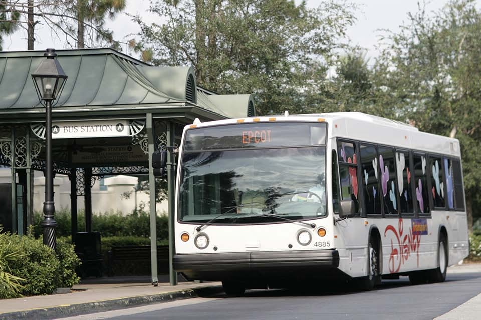 Disney transportation system bus