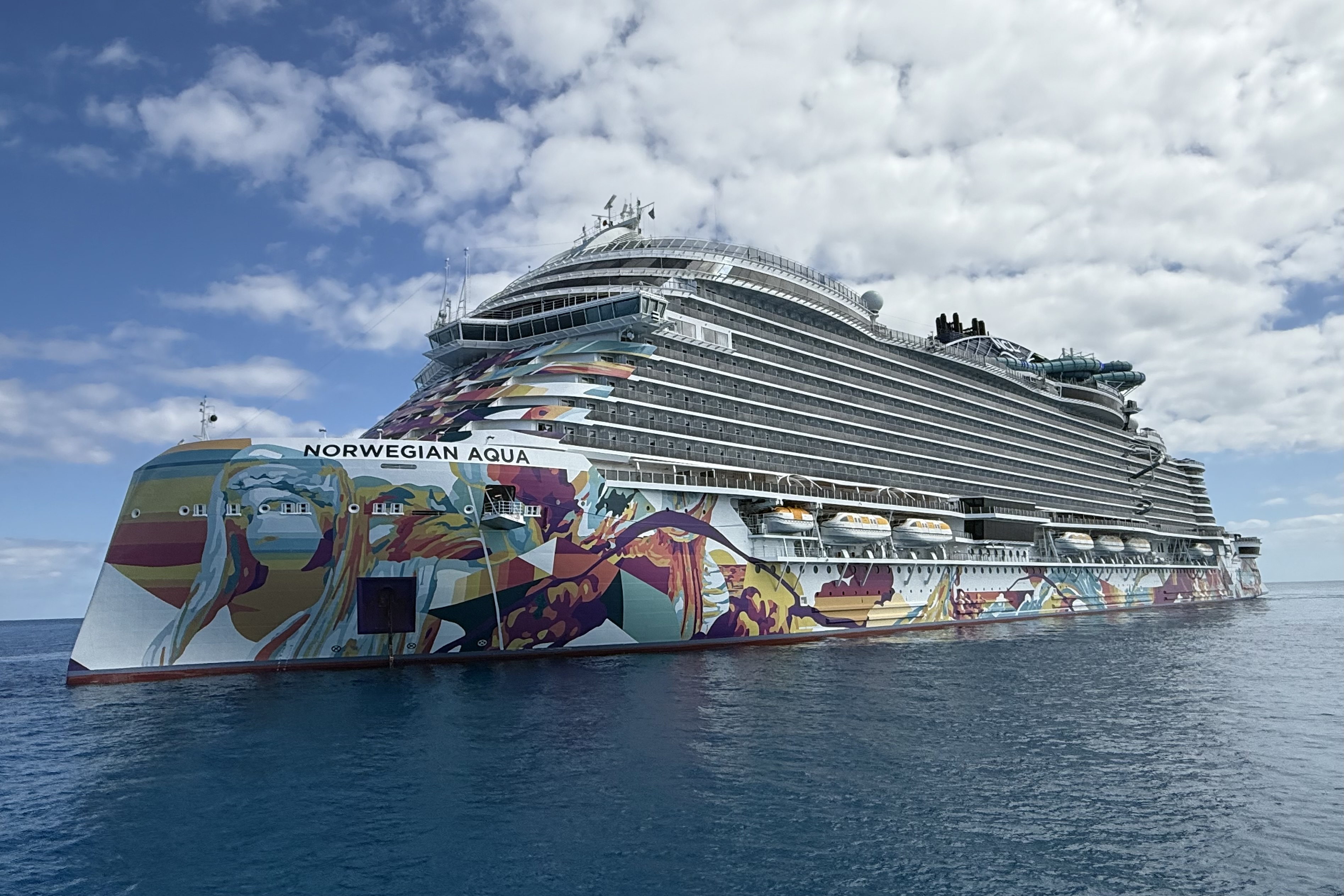 Norwegian Aqua in the Bahamas