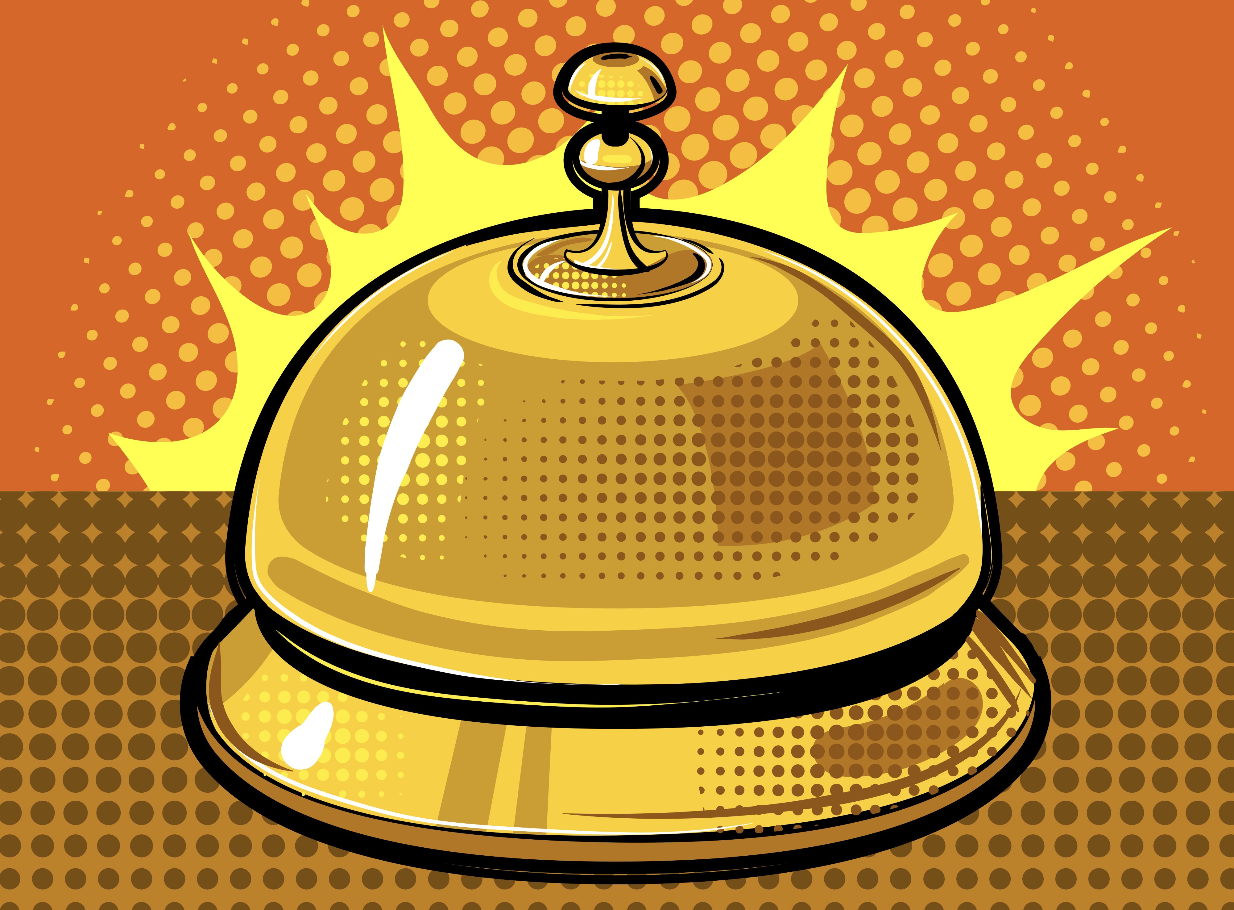 Hotel reception bell