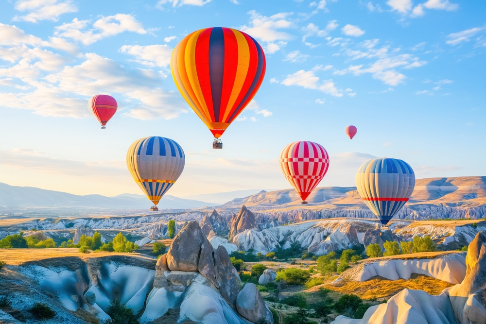 Balloons over Capadocia in Turkiye