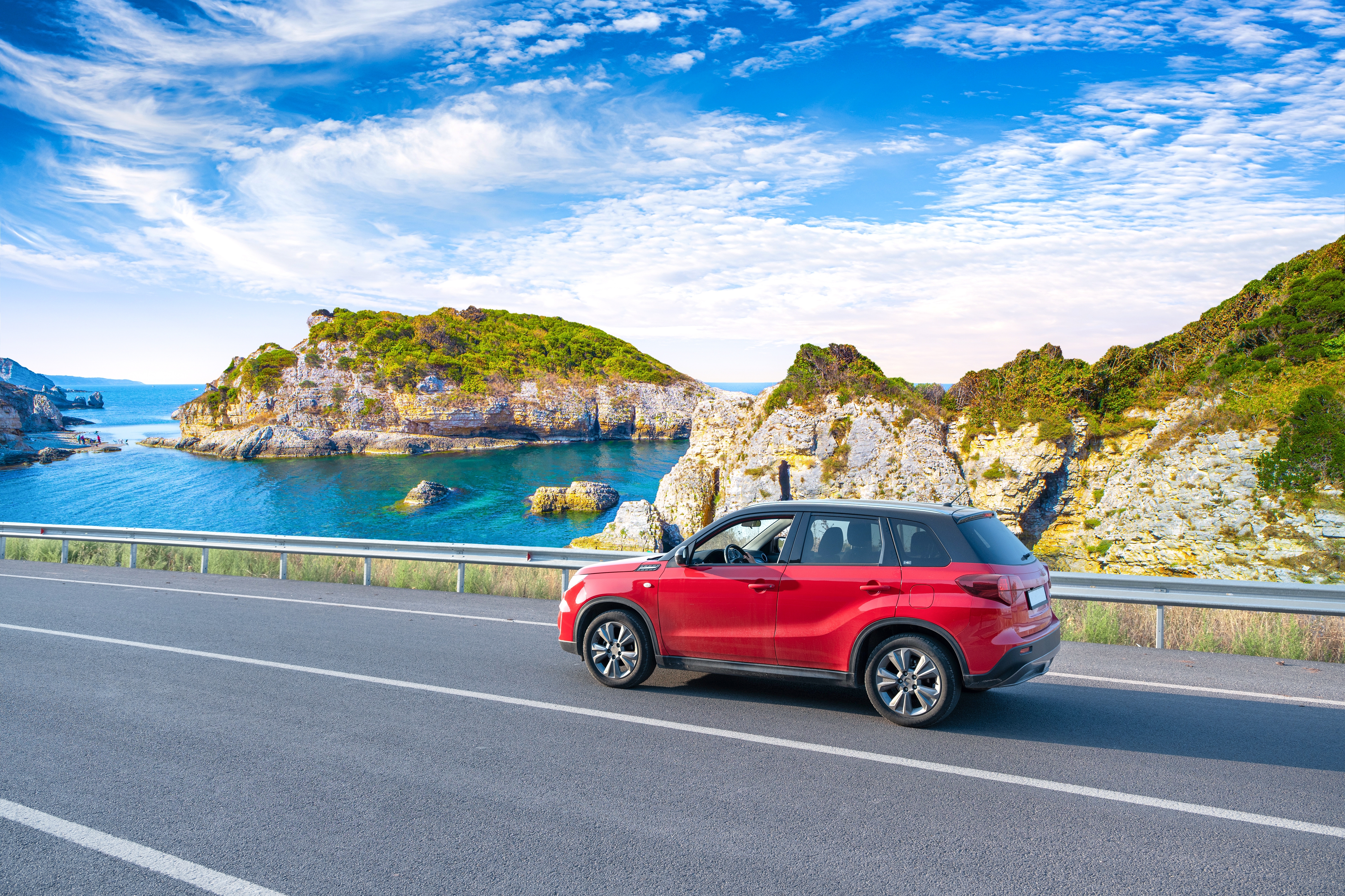 Taking a coastal drive