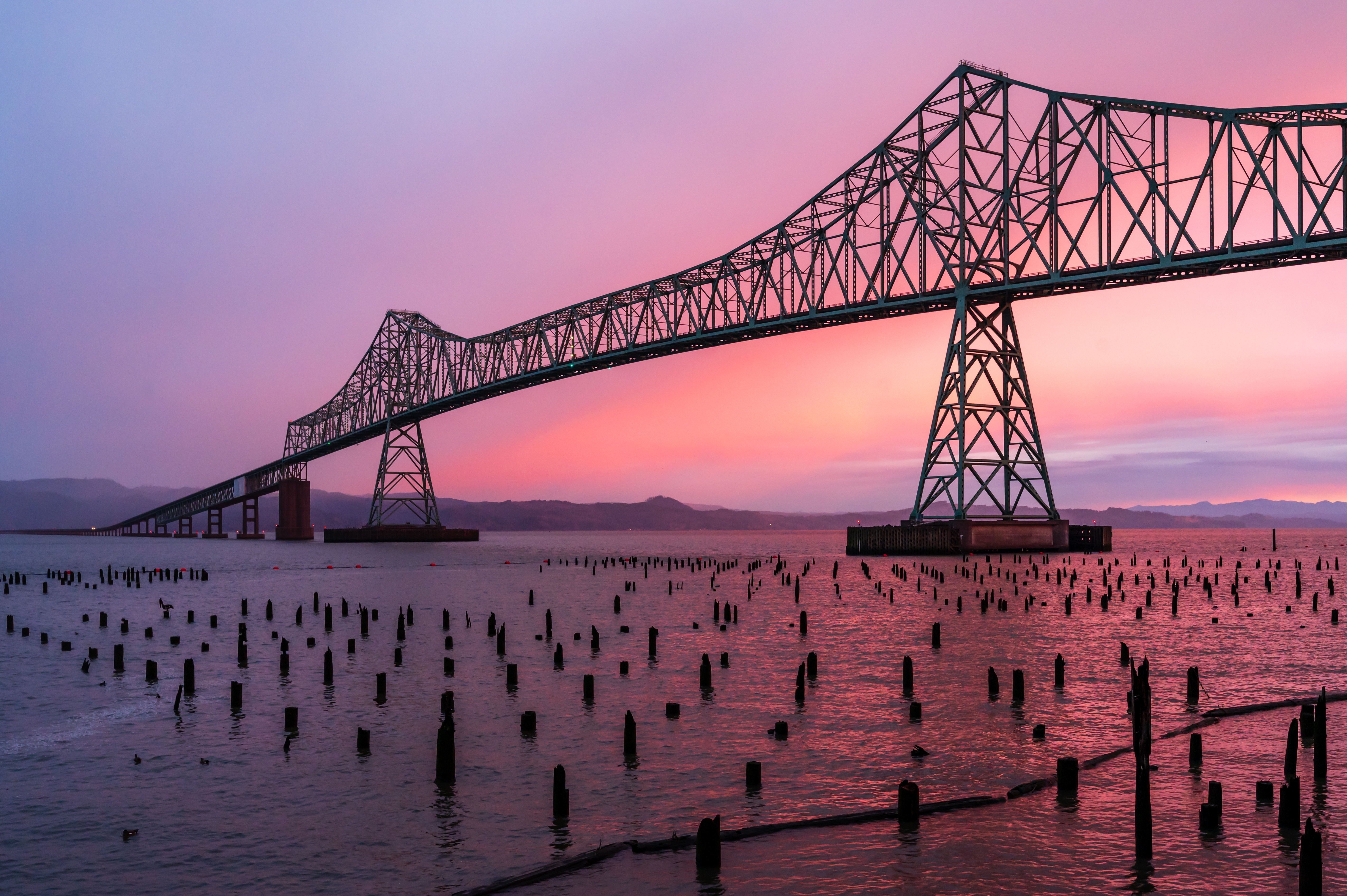 Astoria-Megler Bridge in Astoria, Oregon