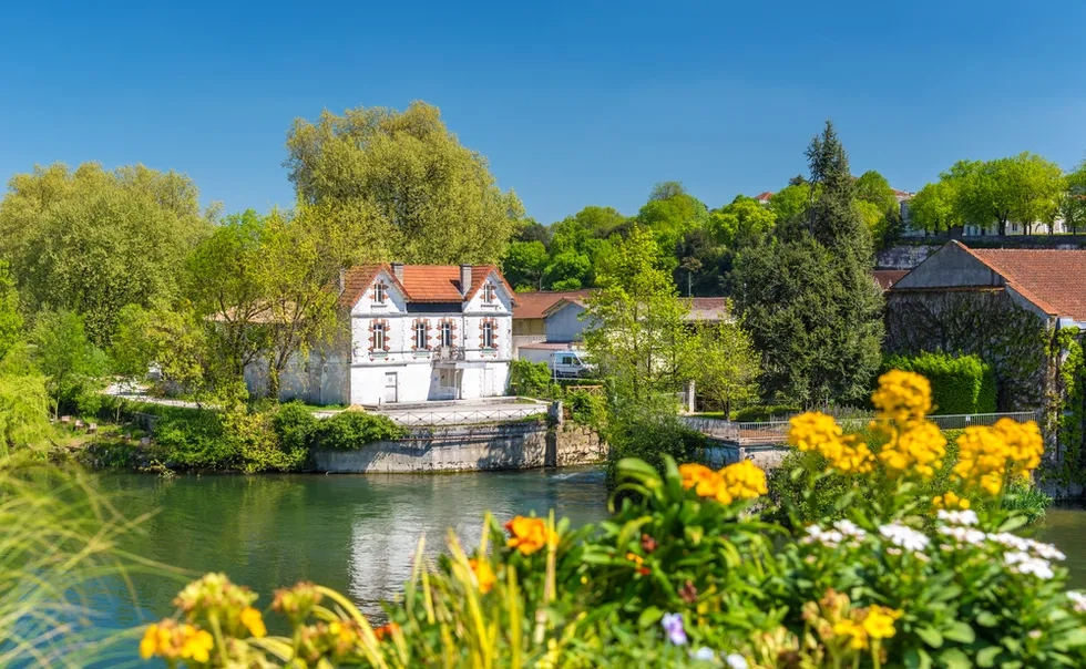 Cognac, France, Clarente River