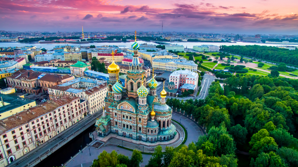 Cathedral in St. Petersburg, Russia
