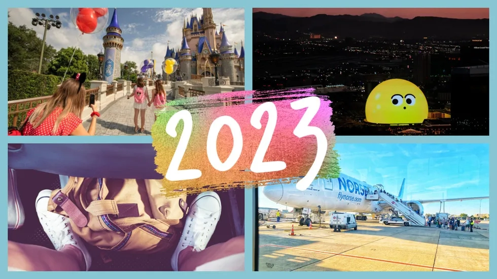 Some of 2023's top travel stories involved Disney Parks, air travel, and the Las Vegas Sphere.