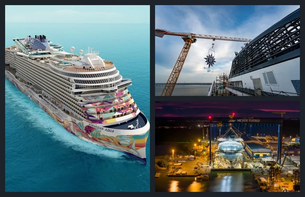 Three cruise ships debuting in 2025: Norwegian Aqua, MSC World America, and Royal Caribbean's Star of the Seas