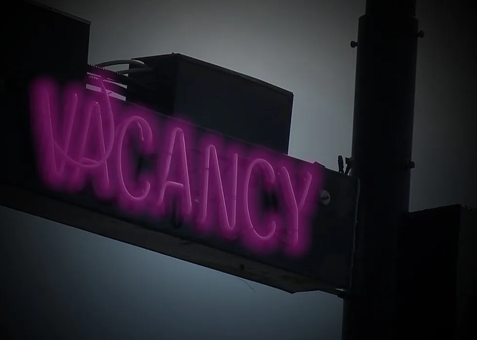 Vacancy neon sign