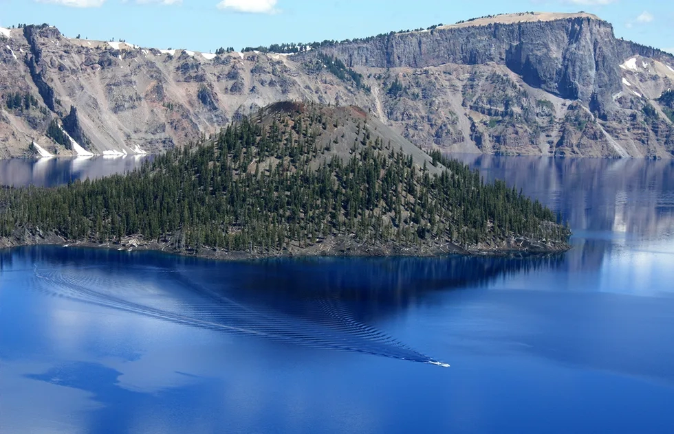 Wizard Island at Crater Lake, Oregon