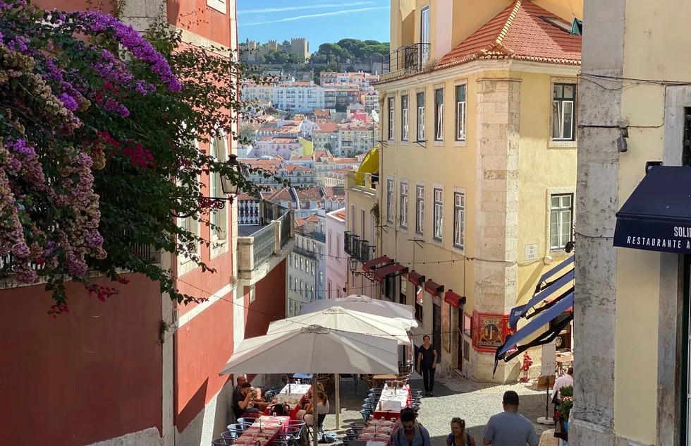 Lisbon, Portugal, Cafe
