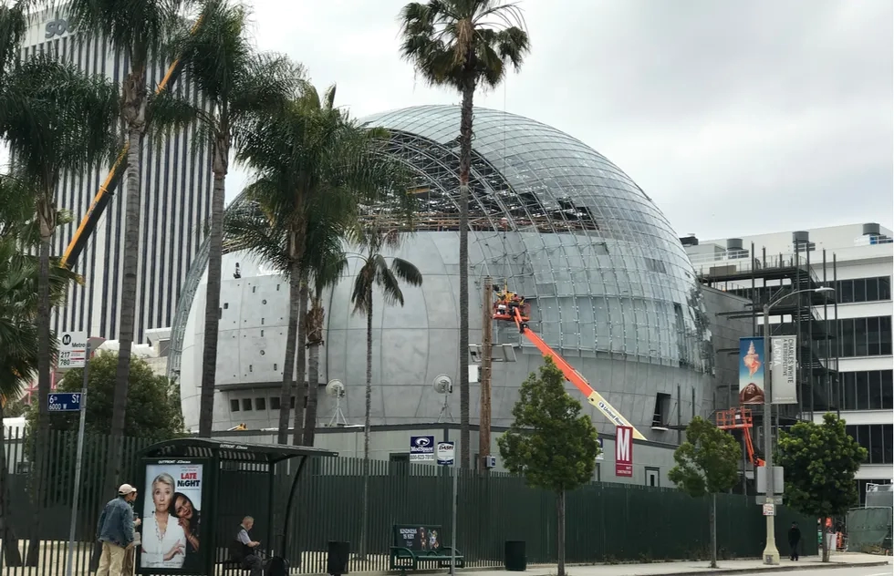 May 2019 photo of the Academy Museum of Motion Pictures in Los Angeles