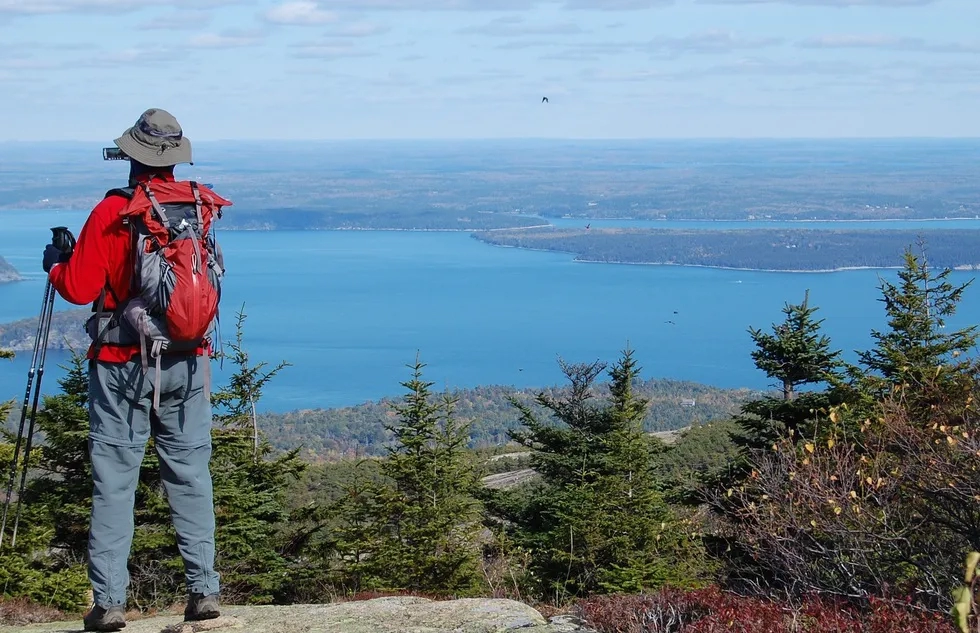 View from Cadillac Mountain in Maine's Acadia National Park