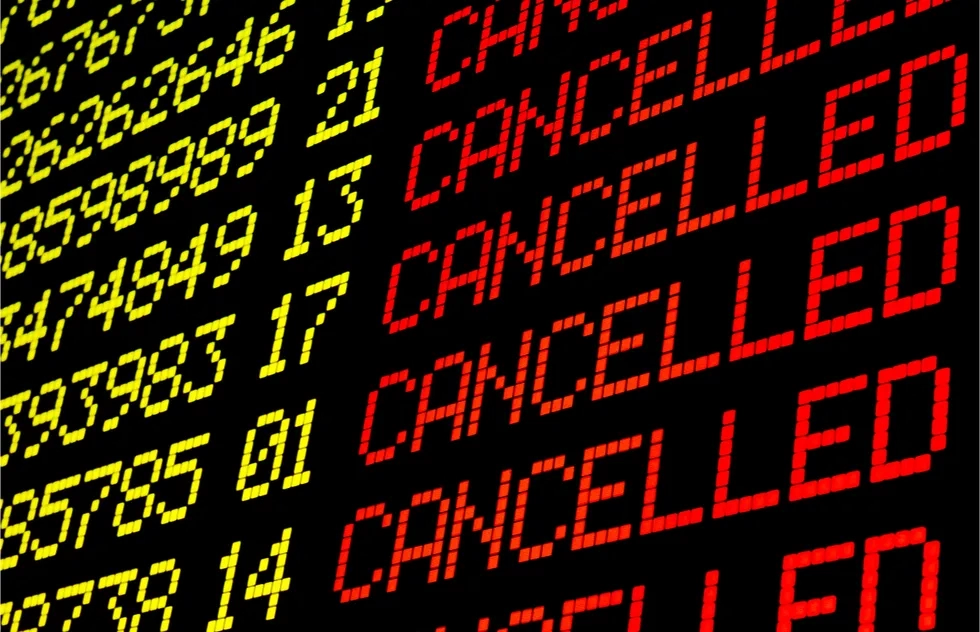 Airport Board, Cancelled Flights