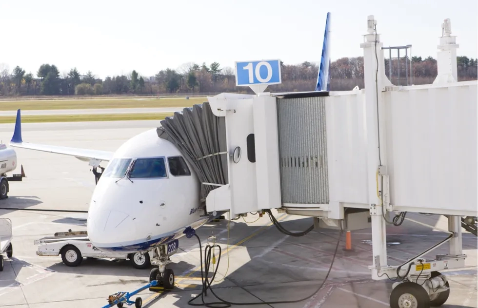Airport in Portland, Maine