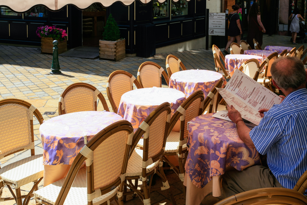 Amboise, France, Cafe