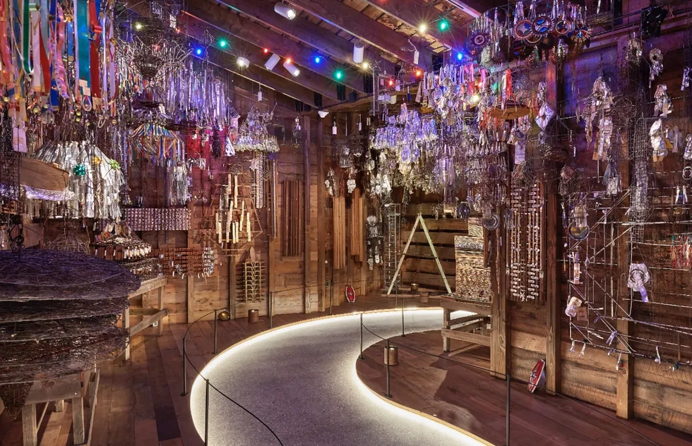 Emery Blagdon's "The Healing Machine" at the Art Preserve in Sheboygan, Wisconsin