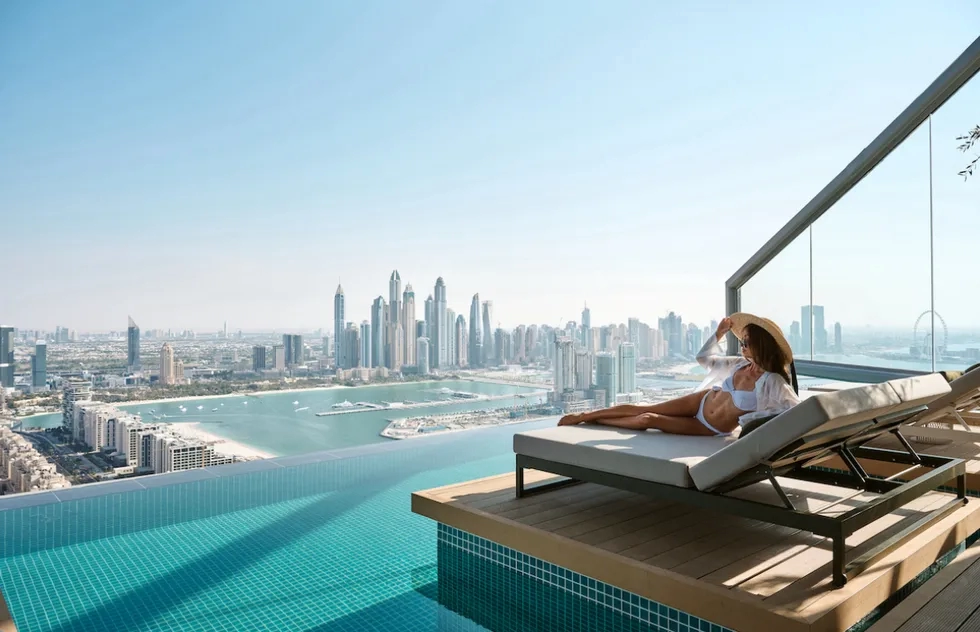 Aura Skypool Lounge in Dubai, United Arab Emirates