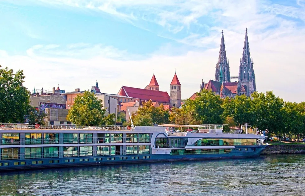 Avalon Panorama in Regensburg, Germany (Danube)