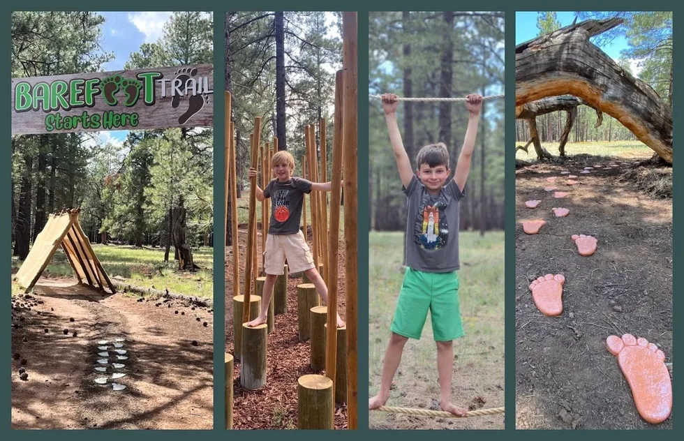 The Barefoot Trail park in Flagstaff, Arizona
