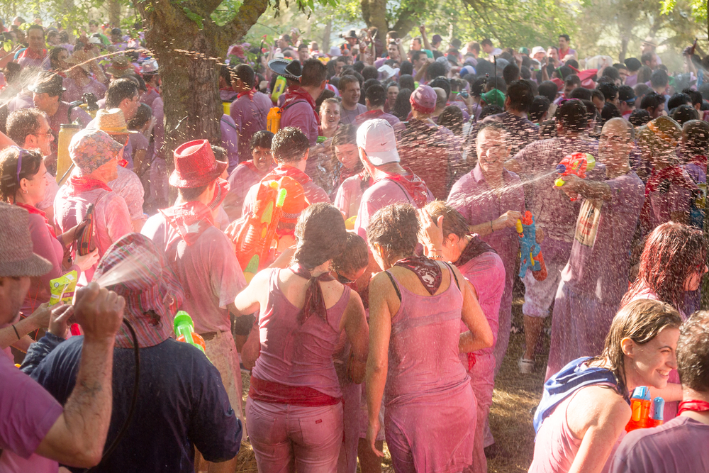 Battle of the Wine, Haro, La Rioja, Spain