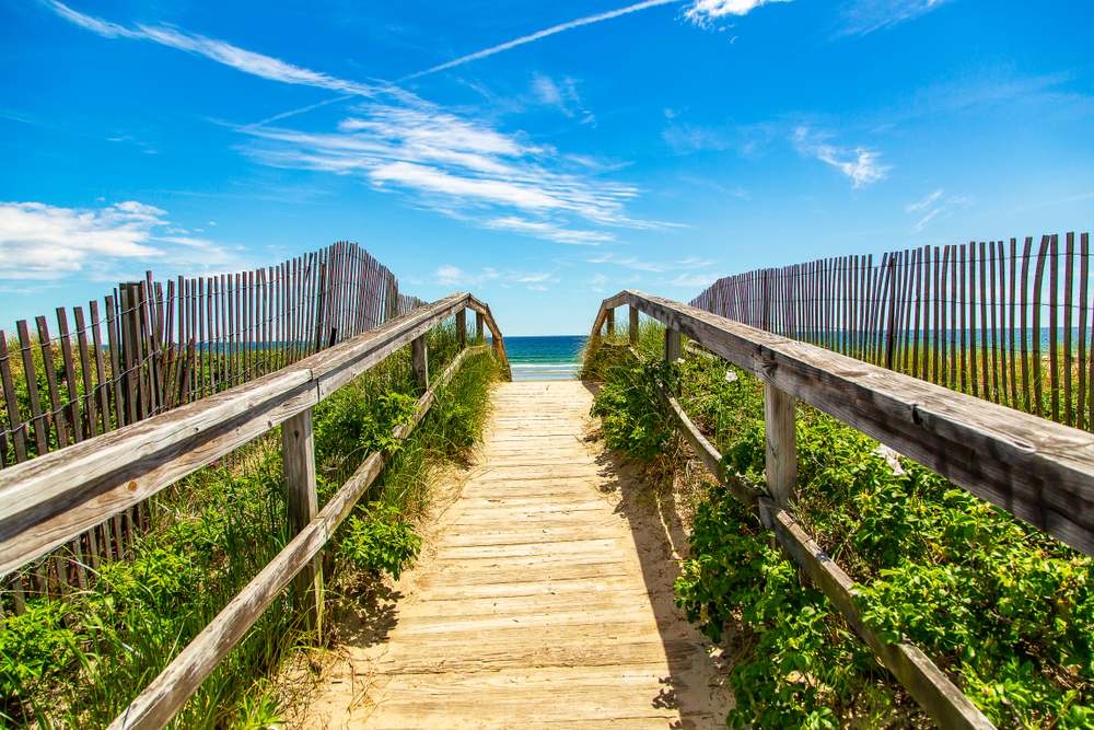 Beach entrance, Ogunquit, Maine