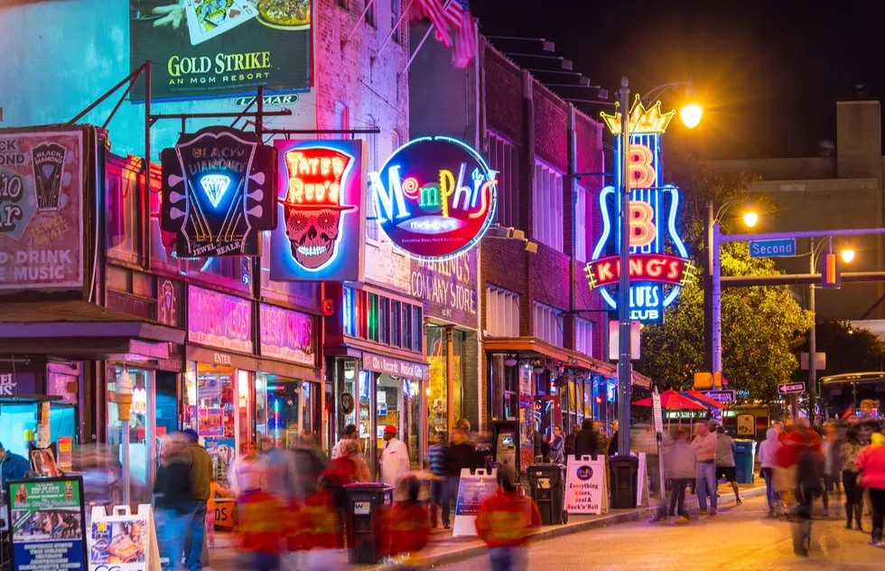 Beale Street in Memphis, Tennessee