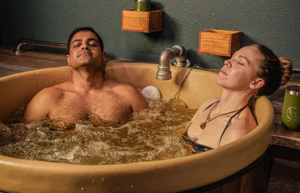 Beer Bath Hydrotherapy treatment at the Beer Spa in Denver