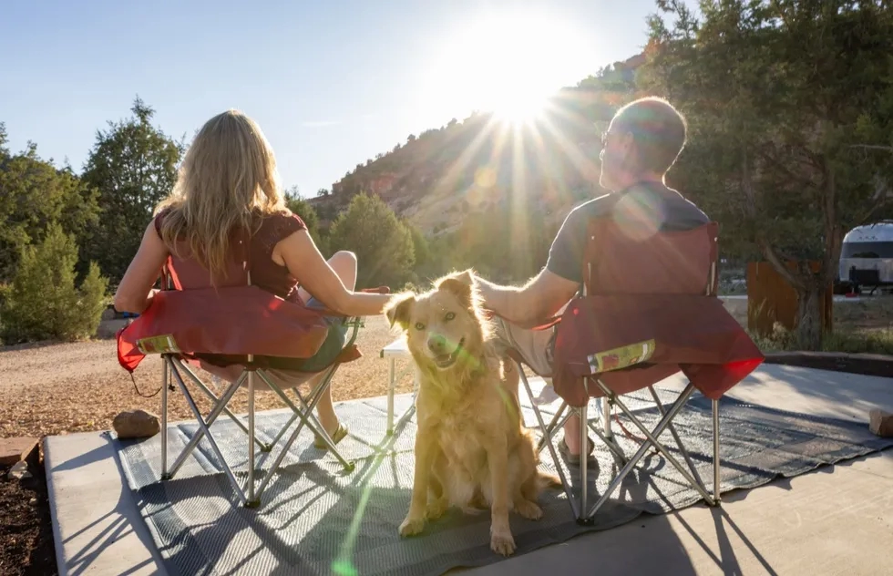 RV campground at Best Friends Animal Sanctuary in Kanab, Utah