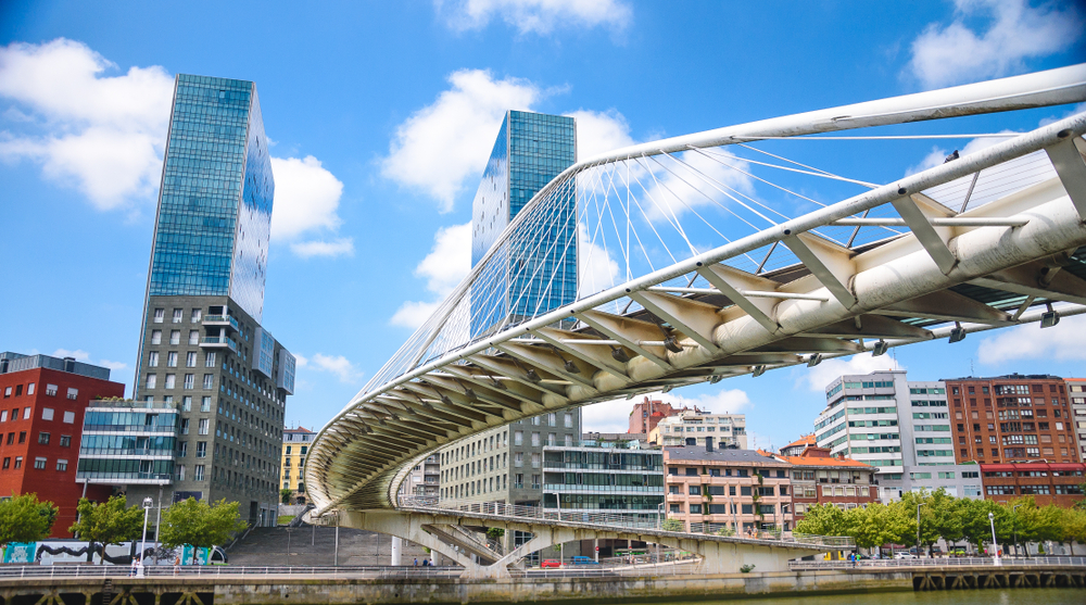 Bilbao Bridge, Basque Country, Spain