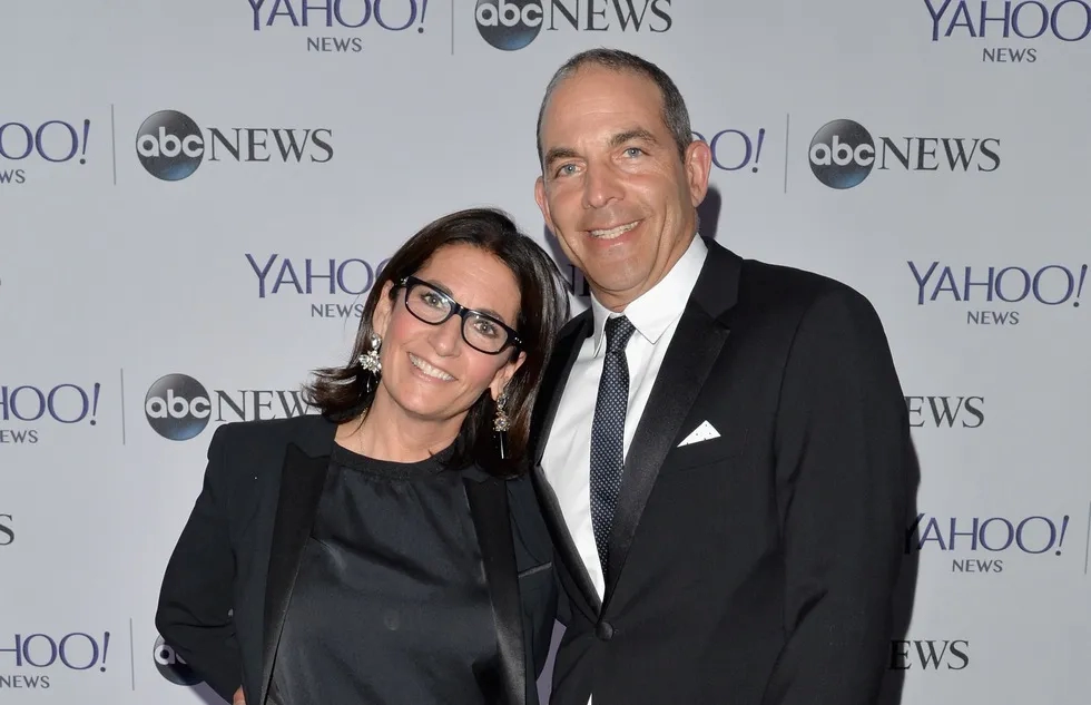 Makeup artist Bobbi Brown and her husband, real estate developer Steven Plofker, in 2017