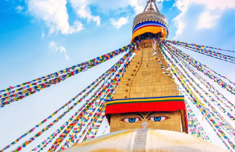 Boudhanath Stupa in Kathmandu, Nepal