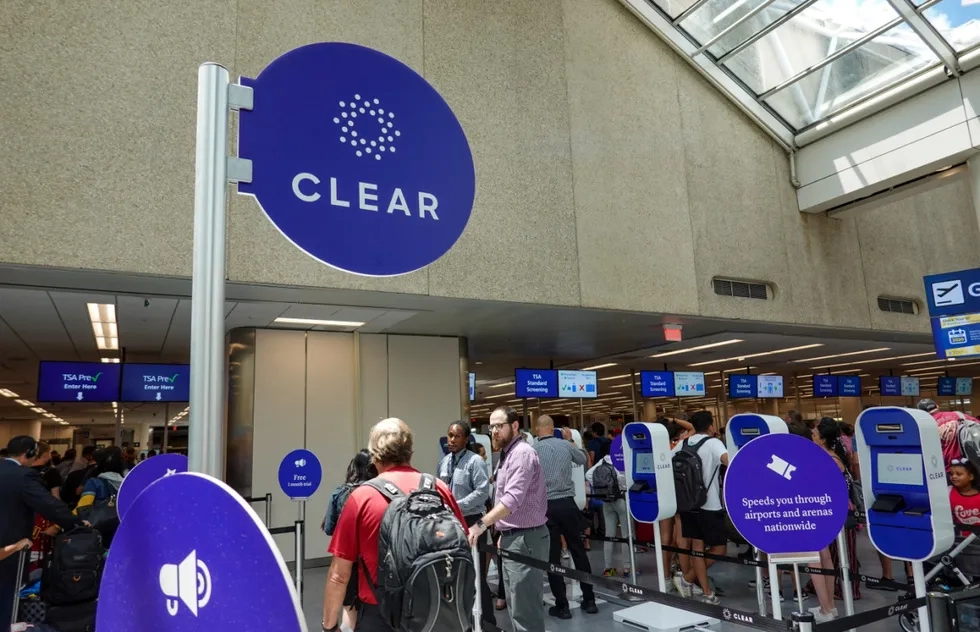 CLEAR line at Orlando International Airport in Florida