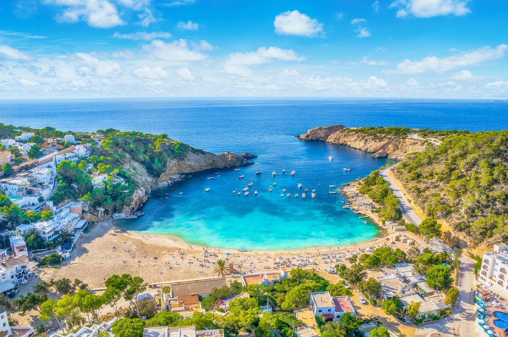 Cala Vadella, Ibiza, Balearic Islands, Spain