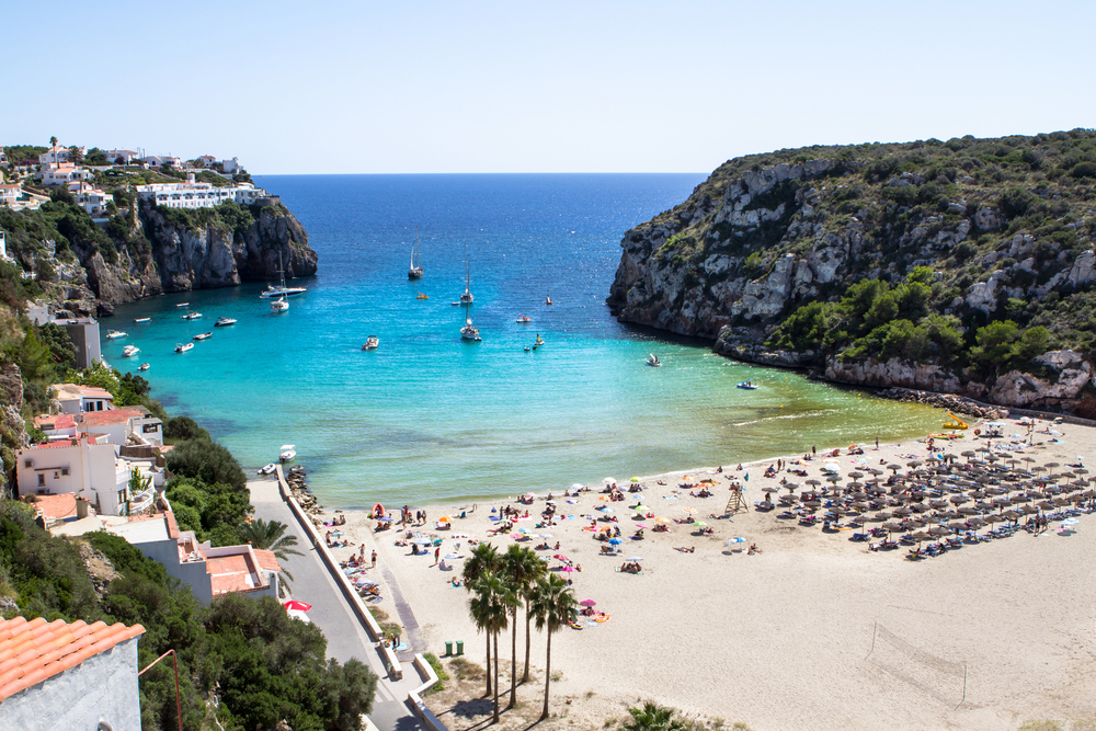 Cala en Porter beach, Menorca, Balearic islands, Spain