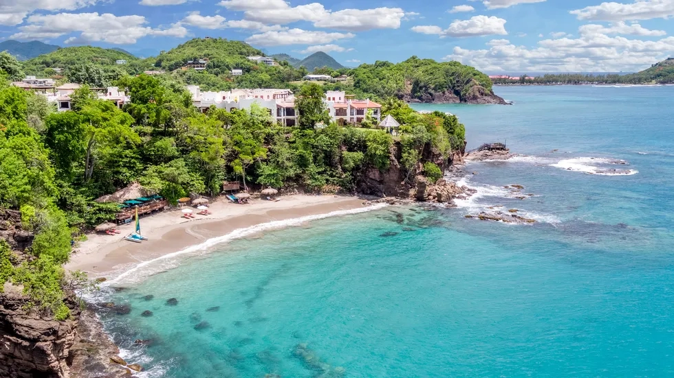 Cap Maison, St. Lucia from afar