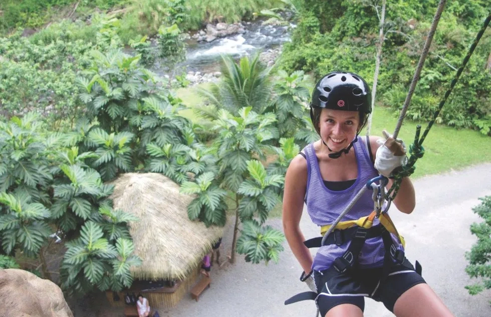 Rock Climbing, Club Rio Adventure Center, La Fortuna, Costa Rica