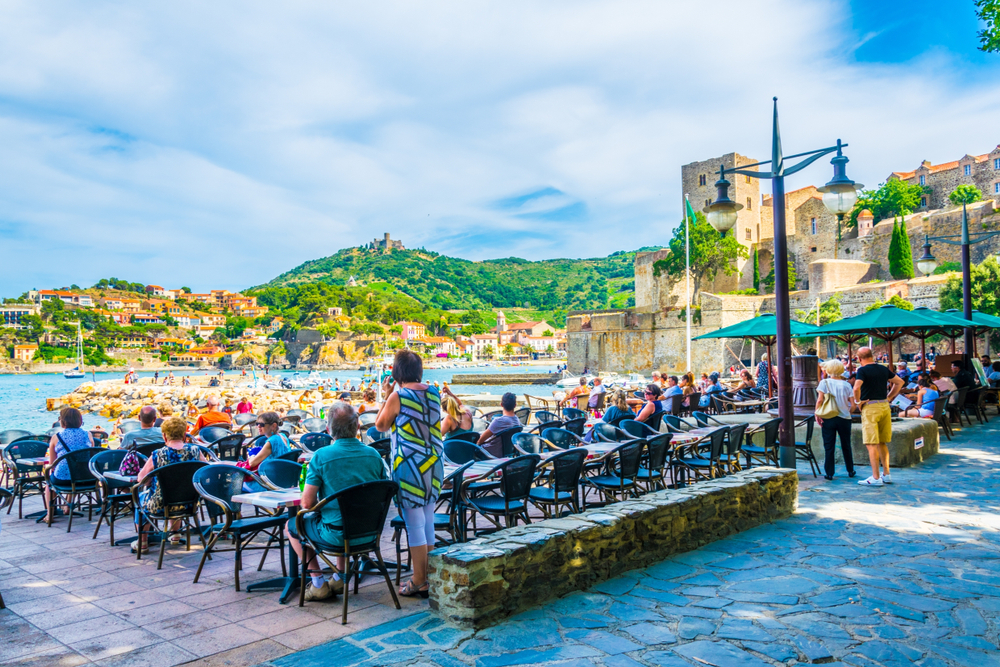 Collioure, France, Occitanie, Restaurant