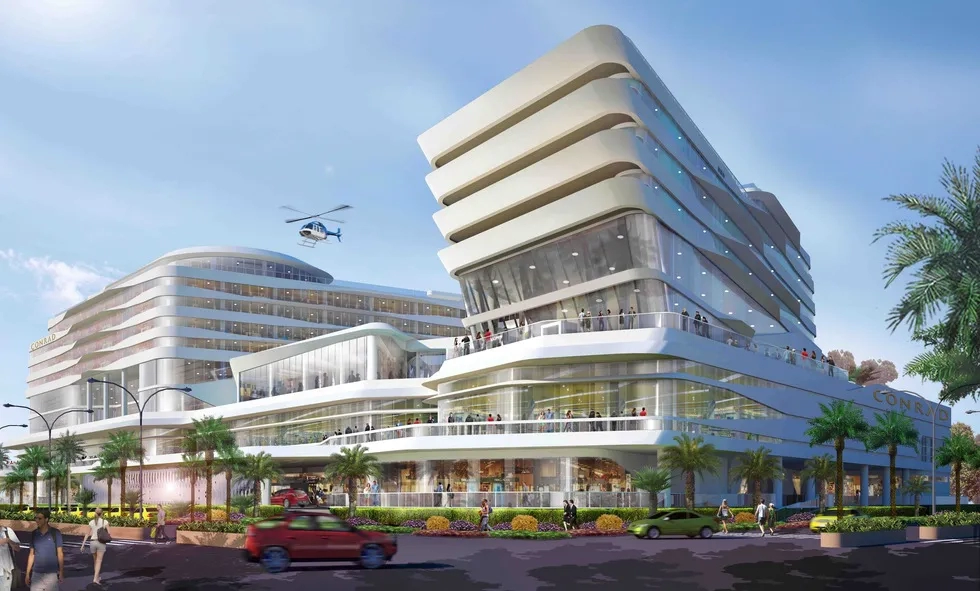 Conrad Manila hotel (rendering)