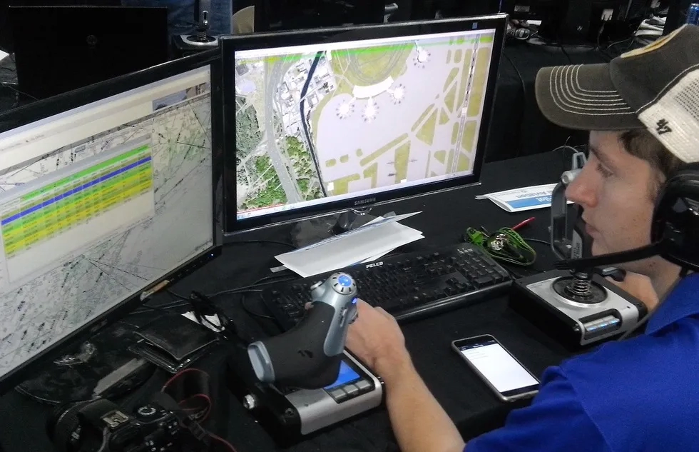 Air traffic control worker