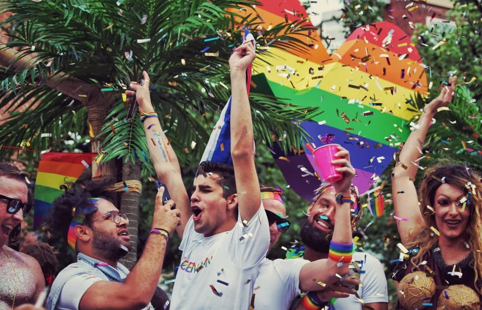 Pride celebration in Copenhagen, Denmark