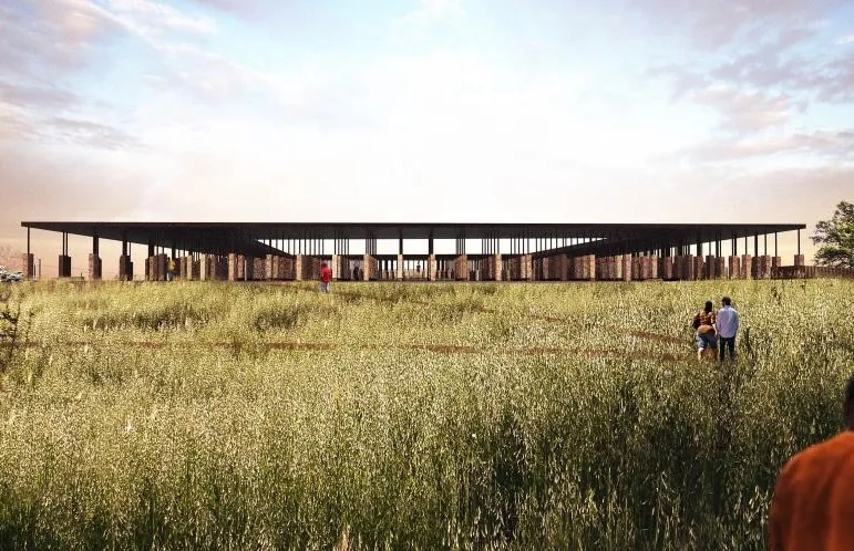 Memorial to Peace and Justice (rendering)