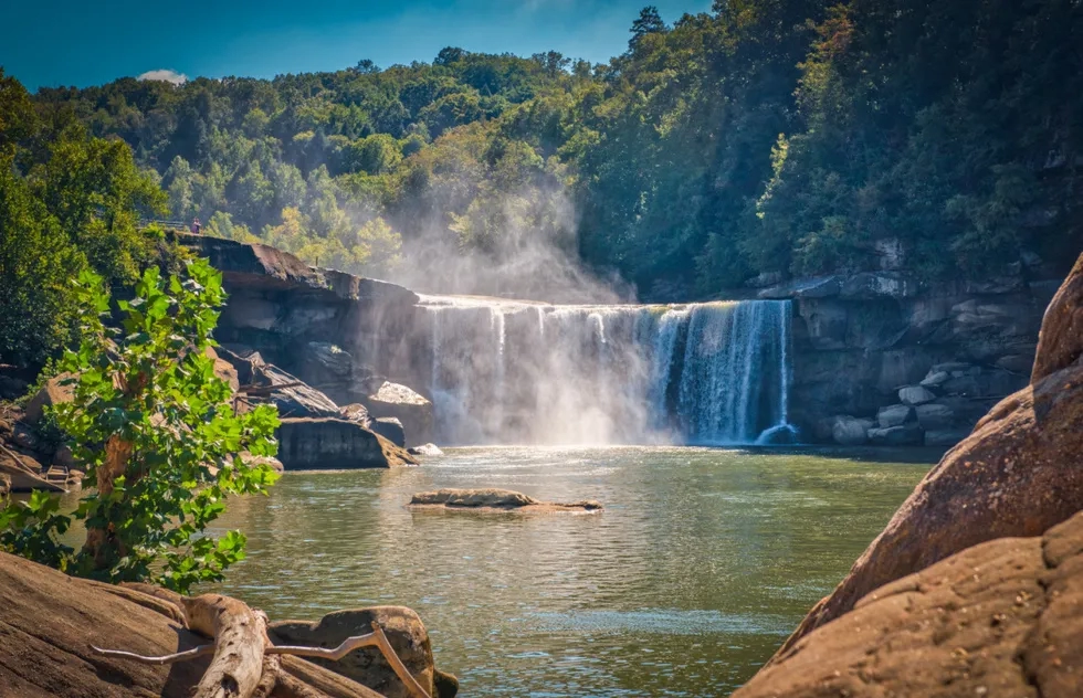 Cumberland Falls in Kentucky