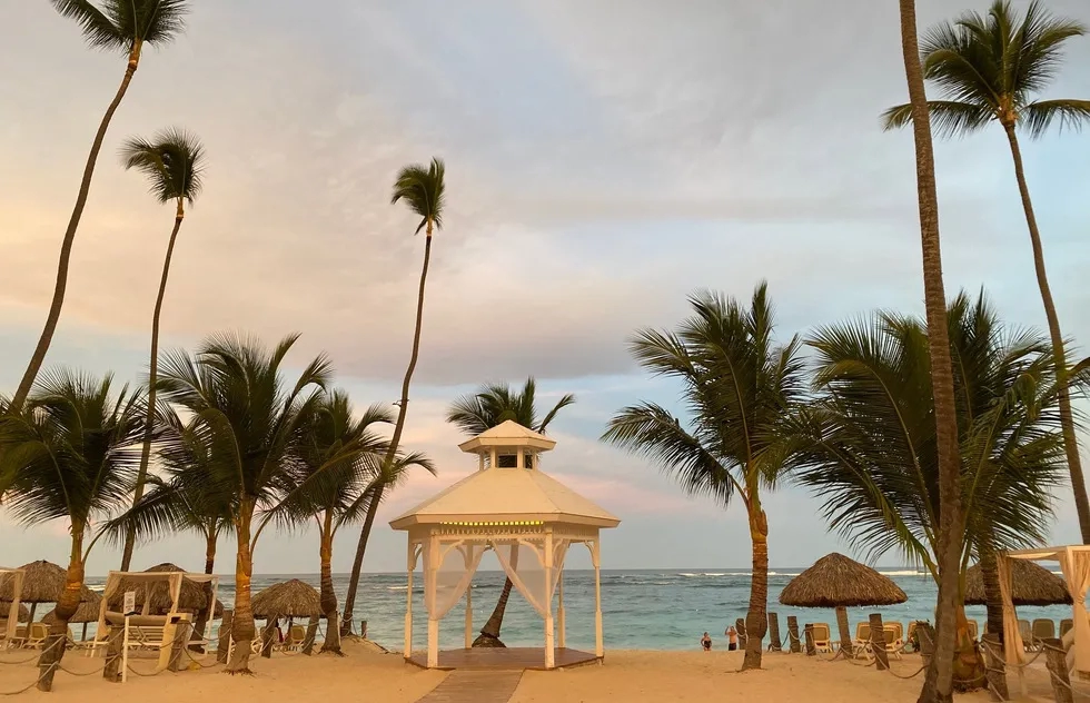 Punta Cana, Dominican Republic, Caribbean, Gazebo, Beach