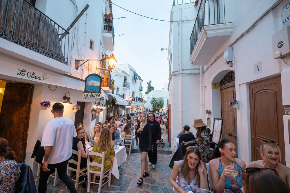 Dining, Ibiza City, Balearics, Spain