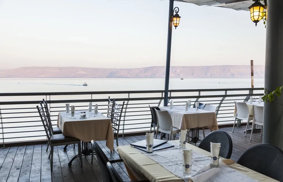 Dining, Tiberias, Israel