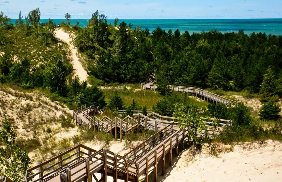 Sleeping Bear Dunes National Lakeshore in Northern Michigan