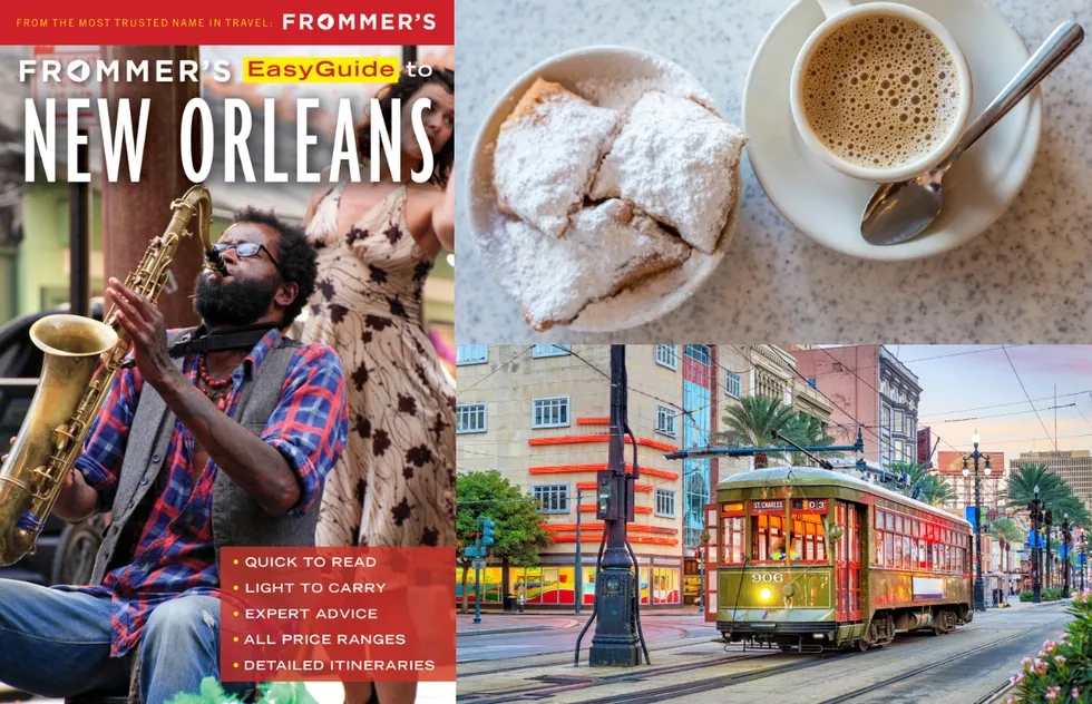 Frommer's EasyGuide to New Orleans, beignets, and a streetcar