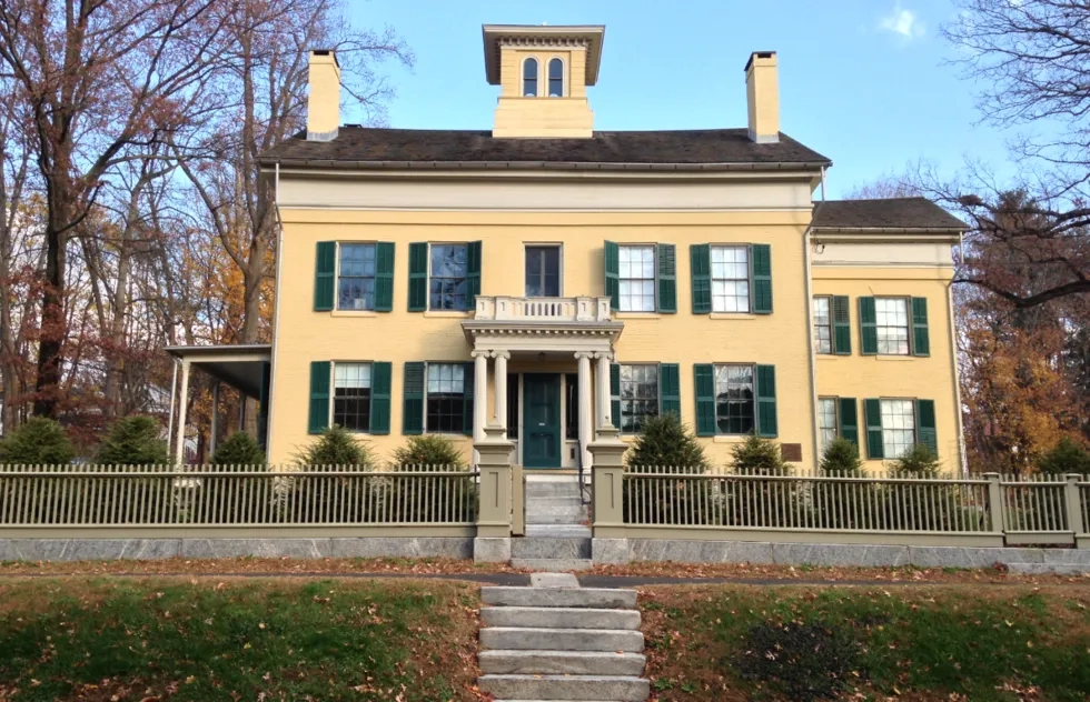 The Homestead, part of the Emily Dickinson Museum in Amherst, Massachusetts